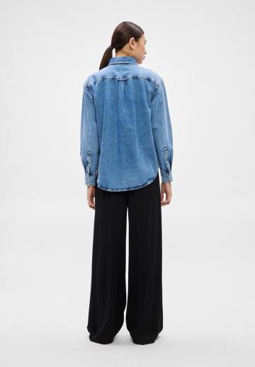 Джинсовая блузка