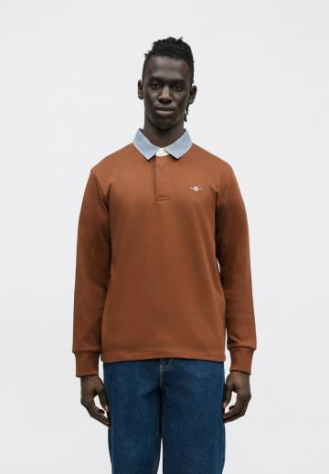 Поло с длинным рукавом