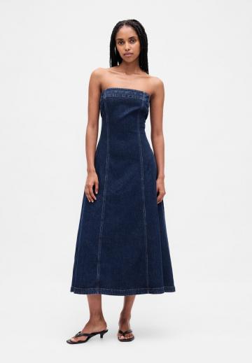 Джинсовое платье
