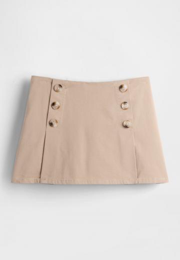 Юбка с накладными карманами