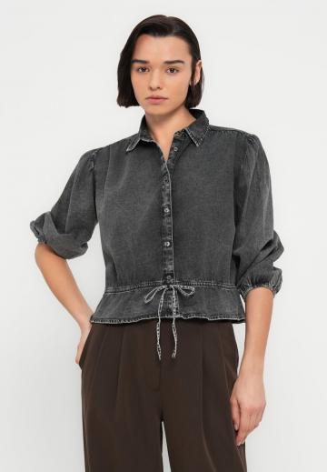 Джинсовая блузка