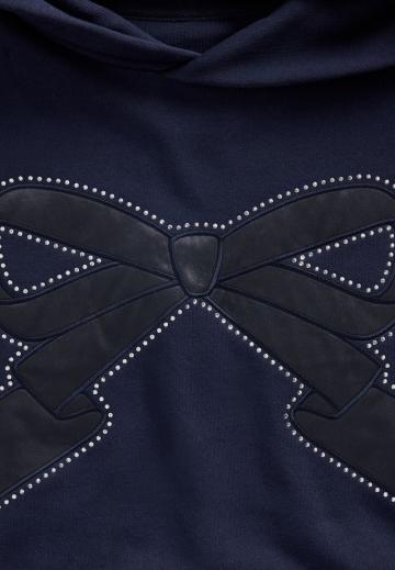 Пуловер с капюшоном