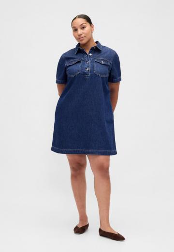 Джинсовое платье