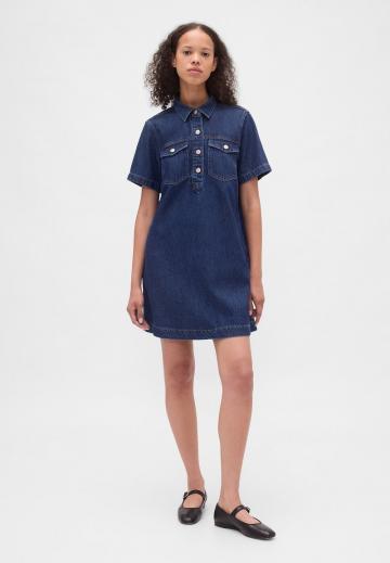 Джинсовое платье