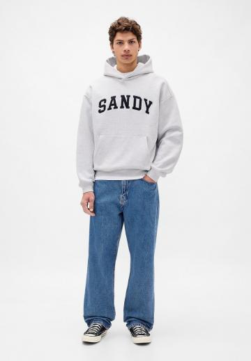 Пуловер с капюшоном