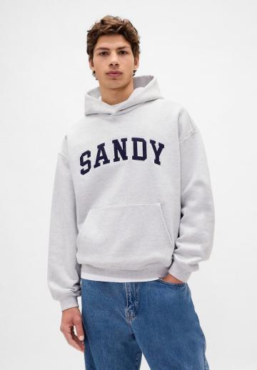 Пуловер с капюшоном