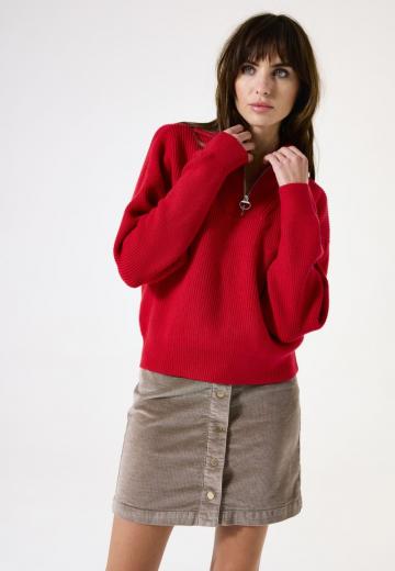 Юбка с накладными карманами