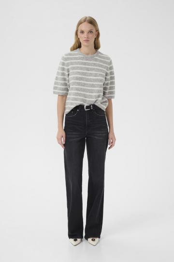 Пуловер в полоску