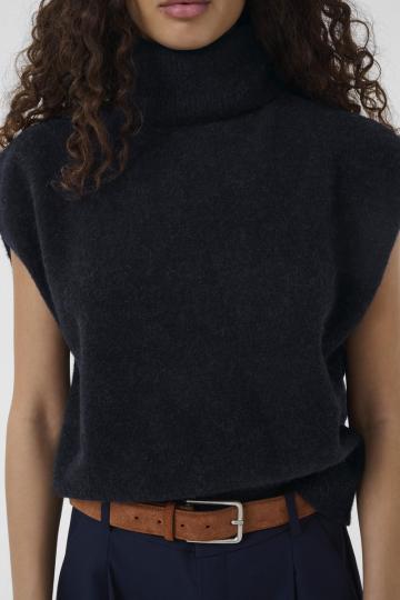 Пуловер с коротким рукавом