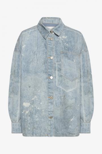 Джинсовая блузка