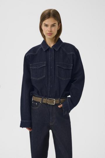 Джинсовая блузка