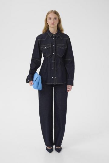 Джинсовая блузка