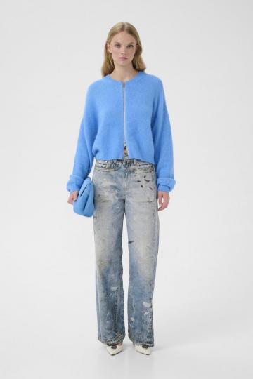 Вязаный жилет