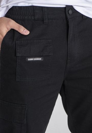 Брюки с накладными карманами