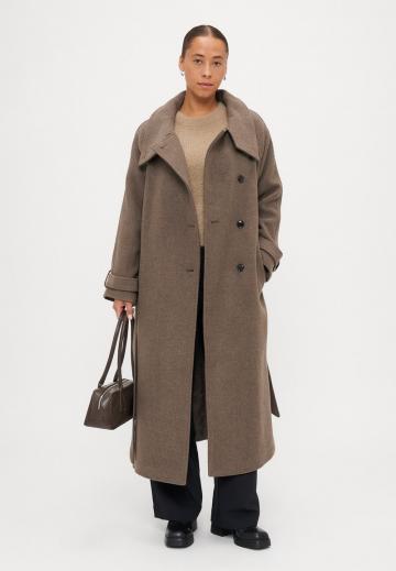 Шерстяное пальто