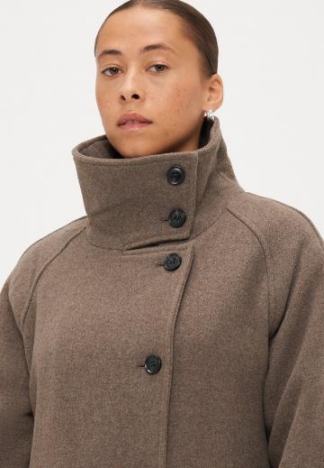 Шерстяное пальто