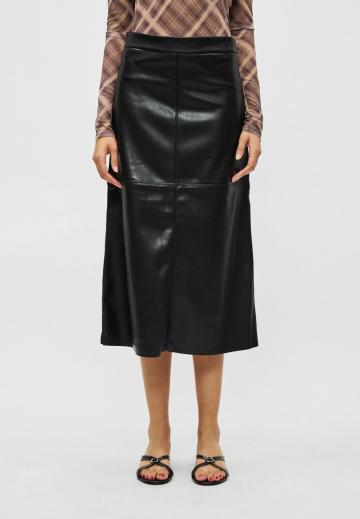 Кожаная юбка
