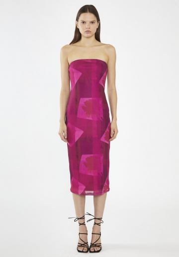 Платье без бретелек