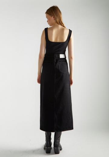 Юбка с накладными карманами