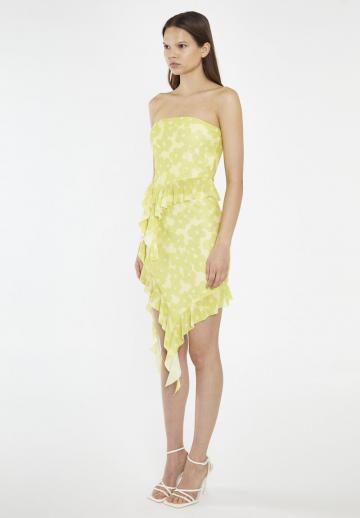 Платье без бретелек