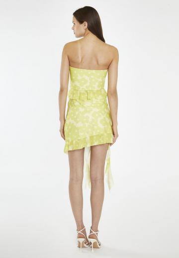 Платье без бретелек