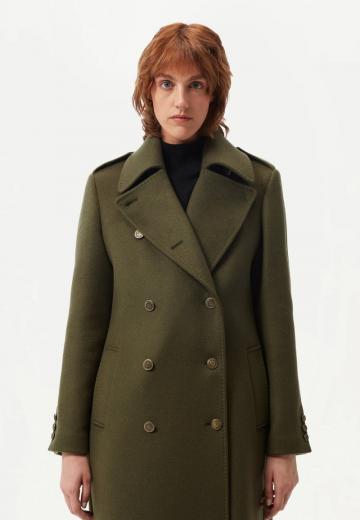 Шерстяное пальто