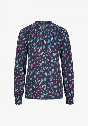 Атласная блузка