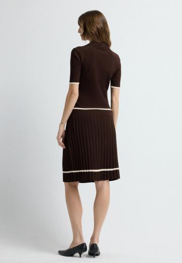 Пуловер с коротким рукавом