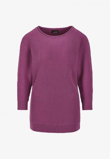 Пуловер с рукавом три четверти