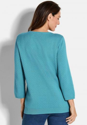 Пуловер с рукавом три четверти