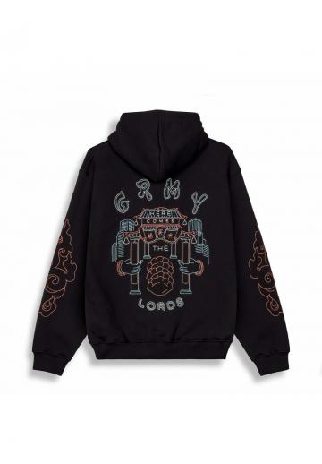 Пуловер с капюшоном