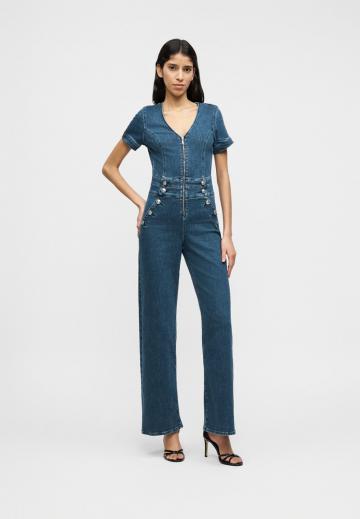 Джинсовый комбинезон