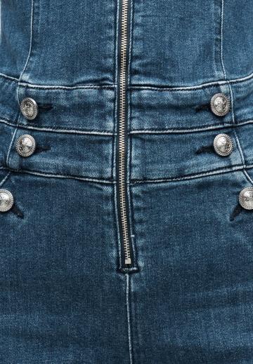 Джинсовый комбинезон