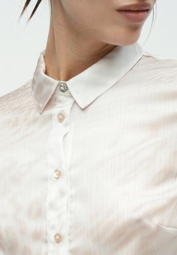 Атласная блузка