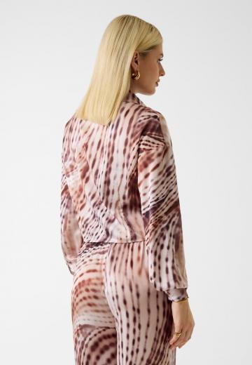 Атласная блузка