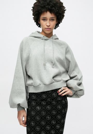 Пуловер с капюшоном