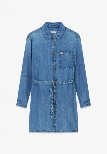 Джинсовое платье