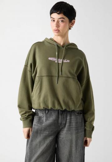 Пуловер с капюшоном