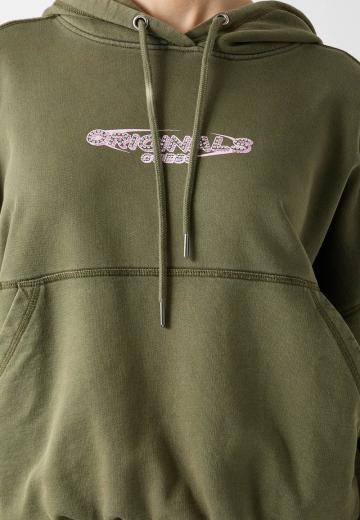 Пуловер с капюшоном