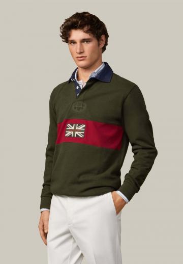 Поло с длинным рукавом