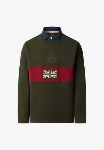 Поло с длинным рукавом