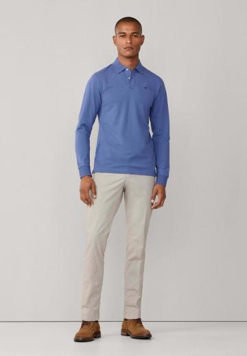 Поло с длинным рукавом