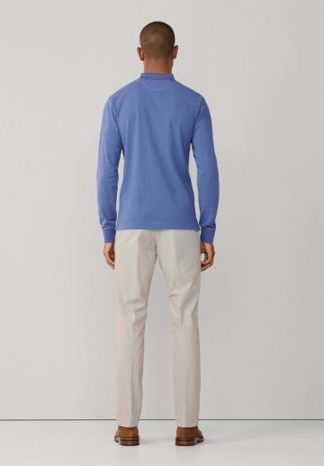 Поло с длинным рукавом