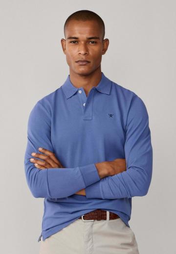 Поло с длинным рукавом