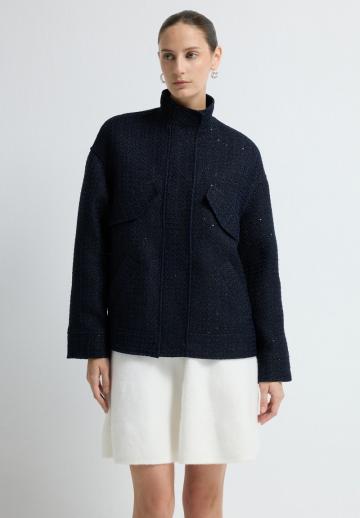 Блейзер с накладными карманами