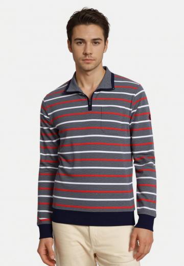 Поло с длинным рукавом