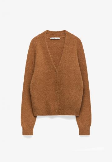 Вязаный жилет