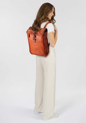 Кожаный рюкзак