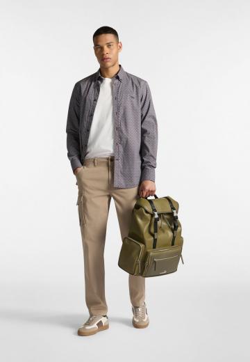 Брюки с накладными карманами