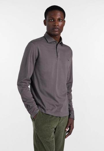 Поло с длинным рукавом
